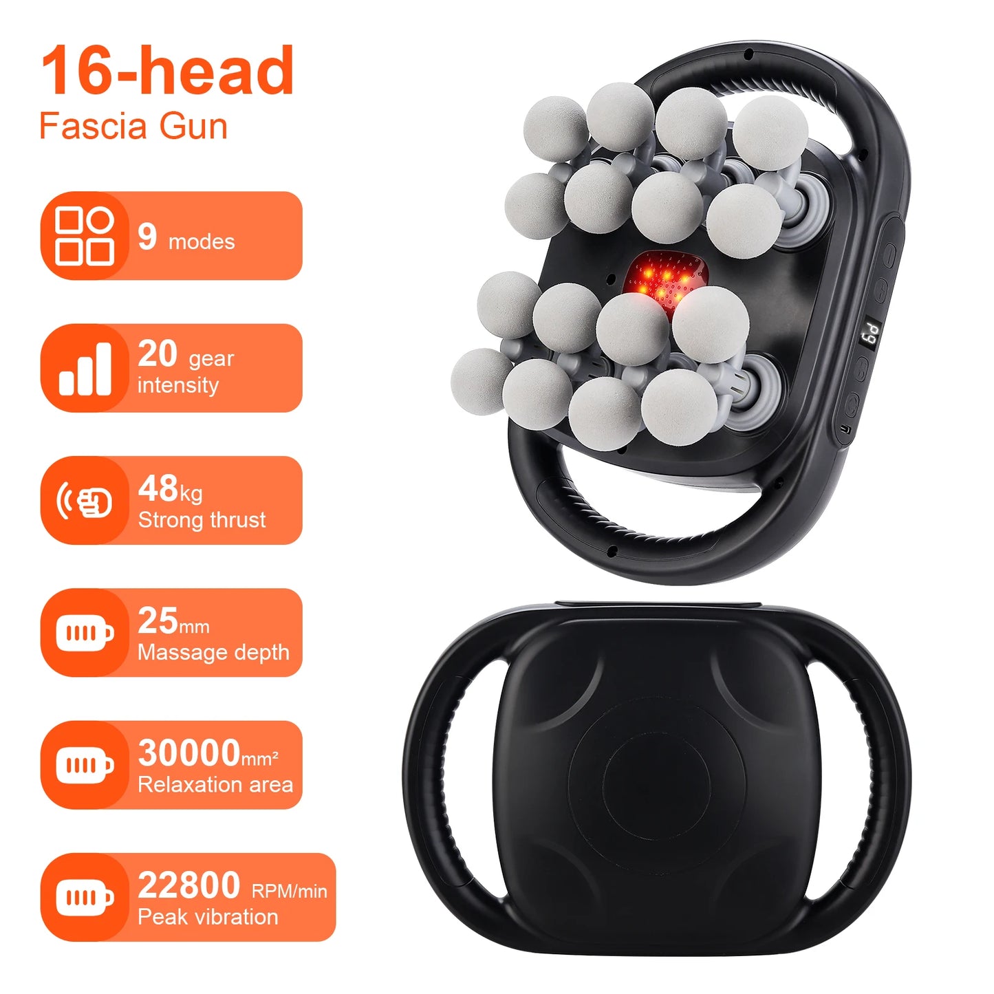 16-Head Massage Gun Bundle