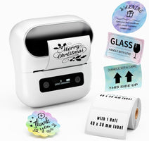 Label Printer With 140 Circle Thermal Labels