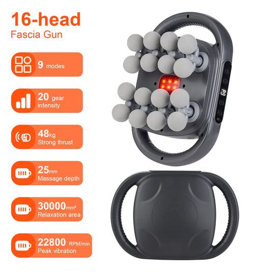 16-Head Massage Gun Bundle